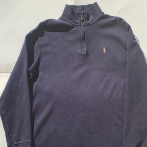 Cotton Quarter-Zip Sweater